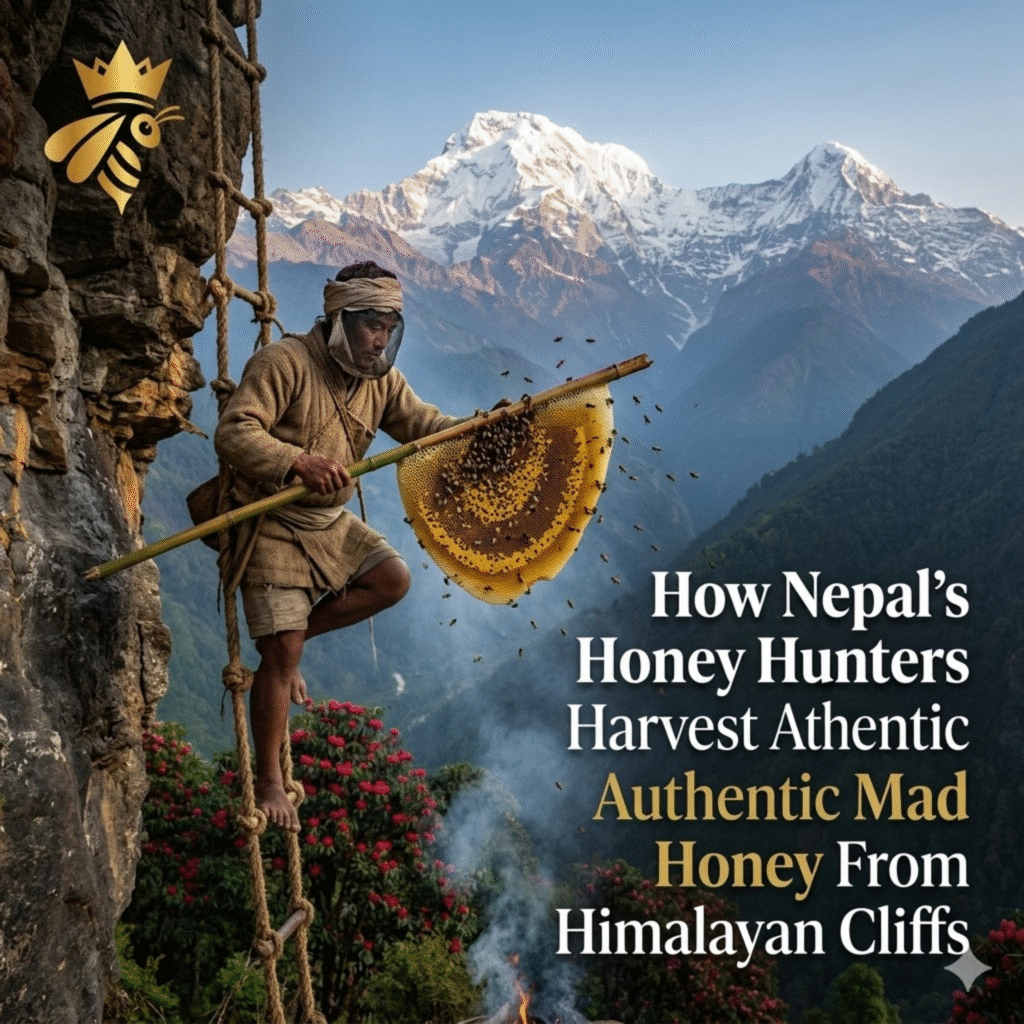 How Nepal's Honey Hunters Harvest Authentic Mad Honey From Himalayan Cliffs - Royal mad Honey